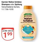 Wahre Schätze Shampoo Angebote von Garnier bei GLOBUS Rostock für 1,99 €