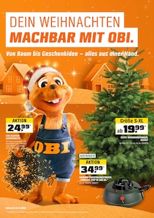 Aktueller OBI Prospekt "DEIN WEIHNACHTEN MACHBAR MIT OBI." Aktueller OBI Prospekt