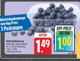 EDEKA - Kulturheidelbeeren Angebot im Prospekt Kulturheidelbeeren bei EDEKA im Prospekt "" für 1,00 €