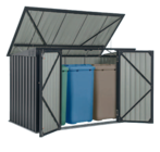 MÜLLTONNENBOX NAMUR im Angebot bei Marktkauf in Stade MÜLLTONNENBOX NAMUR Angebote von JUSKYS bei Marktkauf Stade für 179,99 €
