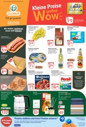 Aktueller GLOBUS Supermarkt Prospekt in Neverin und Umgebung, "Aktuelle Angebote" mit 18 Seiten, 22.04.2024 - 27.04.2024