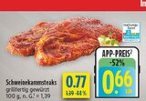 Schweinekammsteaks im Angebot bei diska in Hof Schweinekammsteaks Angebote bei diska Hof für 0,66 €