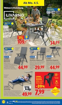 Gartenmöbel im Lidl Prospekt "LIDL LOHNT SICH" mit 69 Seiten (Bottrop)