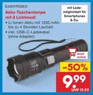 Akku-Taschenlampe mit 3 Lichtmodi im Angebot bei Netto Marken-Discount in Göppingen Akku-Taschenlampe mit 3 Lichtmodi Angebote von Easymaxx bei Netto Marken-Discount Göppingen für 9,99 €