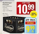 Pilsener im Angebot bei WEZ in Löhne Pilsener Angebote von Radeberger bei WEZ Löhne für 9,99 €