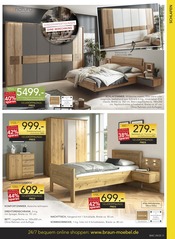 Schlafzimmer im BRAUN Möbel-Center Prospekt in Homburg Aktueller BRAUN Möbel-Center Prospekt mit Schlafzimmer, "NEUERÖFFNUNG", Seite 11