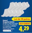 Socquettes homme - ESMARA en promo chez Lidl Tours à 4,29 €