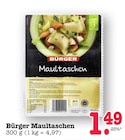 Maultaschen Angebote von Bürger bei E center Heidelberg für 1,49 €