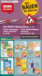 REWE Prospekt für Mering mit 34} Seiten REWE Prospekt für Mering: "Dein Markt", 34 Seiten, 22.09.2025 - 27.09.2025