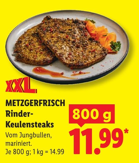 Rinder-Keulensteaks