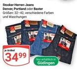 Denver Herren-Jeans Angebote von Stooker bei GLOBUS St. Ingbert für 34,99 €