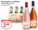 Aperito Spritz Angebote bei GLOBUS Hof für 2,49 €