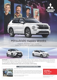 Mitsubishi Prospekt für Remshalden mit 1 Seite Mitsubishi Prospekt für Remshalden: "Mitsubishi Happy Weeks", 1 Seite, 15.09.2025 - 13.10.2025