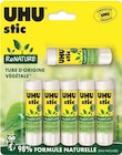 UHU stic ReNATURE - 6 Bâtons de colle - 8.2 g - Plastique écologique - UHU - Bureau Vallée UHU stic ReNATURE - 6 Bâtons de colle - 8.2 g - Plastique écologique - UHU à 5,59 € dans le catalogue Bureau Vallée