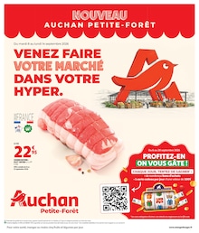 Catalogue Supermarchés de Auchan Hypermarché à Valenciennes Prospectus Auchan Hypermarché à Valenciennes, "VENEZ FAIRE VOTRE MARCHÉ DANS VOTRE HYPER.", 20 pages, 08/09/2026 - 14/09/2026