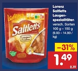 Saltletts Laugen-Spezialitäten von Lorenz für 1,49 € bei Netto Marken-Discount im Angebot Saltletts Laugen-Spezialitäten von Lorenz im aktuellen Netto Marken-Discount Prospekt