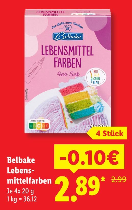 Lebensmittelfarben