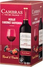 Vin de France Merlot Cabernet Sauvignon Rouge - CAMBRAS - Intermarché Super à Nice Vin de France Merlot Cabernet Sauvignon Rouge - CAMBRAS en promo chez Intermarché Super Nice à 9,73 €