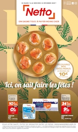 Catalogue Netto à Hersin-Coupigny, avec 20 pages Prospectus Netto à Hersin-Coupigny, "Ici, on sait faire les fêtes !", 20 pages, 16/12/2025 - 24/12/2025