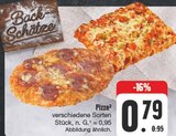 Pizza im Angebot bei EDEKA in Freital Pizza Angebote von Back Schätze bei EDEKA Freital für 0,79 €