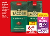 Aktuelle Jacobs Angebote bei Netto Marken-Discount in Augsburg Aktuelles Kaffee gemahlen Angebot bei Netto Marken-Discount in Augsburg ab 5,99 €