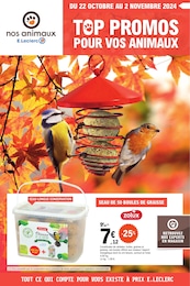 Catalogue E.Leclerc "TOP PROMOS POUR VOS ANIMAUX" à Vernon et alentours, 4 pages, 22/10/2024 - 02/11/2024