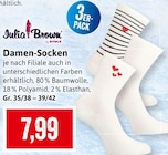 Damen-Socken Angebote von Julia Brown by Stolz bei Kaufhaus Stolz Neubrandenburg für 7,99 €