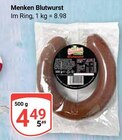 Blutwurst im Angebot bei GLOBUS in Oberhausen Blutwurst Angebote von Menken bei GLOBUS Oberhausen für 4,49 €