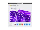 Microsoft 365 Family, 12 Monate für 1-6 Nutzer (je 5 Geräte), 6 TB Cloudspeicher, Download Code - [Multiplattform] bei MediaMarkt Saturn im Prospekt "" für 109,00 €