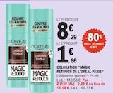 Coloration Magic Retouch - L'Oréal Paris - E.Leclerc Coloration Magic Retouch - L'Oréal Paris à 1,66 € dans le catalogue E.Leclerc