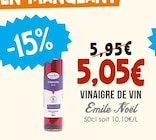 Promo Vinaigre de vin à 5,05 € dans le catalogue Naturalia à Villeneuve-Loubet