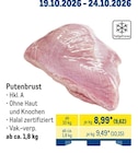 Putenbrust im Angebot bei METRO in Kempen Putenbrust Angebote bei METRO Kempen für 9,62 €