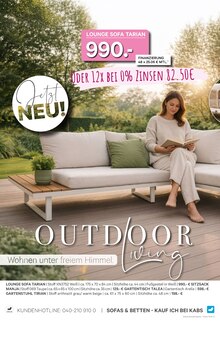 Gartenmöbel im Kabs Prospekt "FRÜHLINGSRABATTE BIS ZU 45%" mit 60 Seiten (Bottrop)