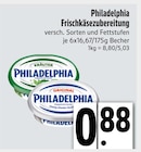 Frischkäsezubereitung von Philadelphia im aktuellen E xpress Prospekt für 0,88 €