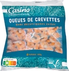 Queues de crevettes semi décortiquées cuites surgelées Penaeus vannamei - Casino dans le catalogue Spar