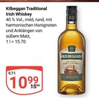 Traditional Irish Whiskey Angebote von Kilbeggan bei GLOBUS Völklingen für 10,99 €