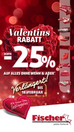 Fisch im Polstermöbel Fischer Prospekt in Filderstadt Aktueller Polstermöbel Fischer Prospekt mit Fisch, "Valentins-RABATT", Seite 1