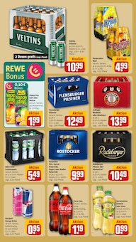Coca Cola im aktuellen REWE Prospekt (Rostock) Coca Cola im REWE Prospekt "Dein Markt" mit 32 Seiten (Rostock)