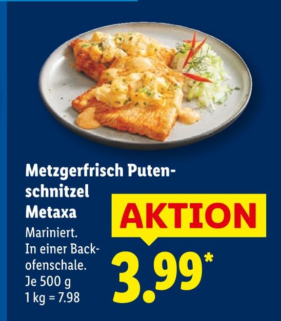 Metzgerfrisch Putenschnitzel Metaxa