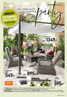 Sofa im Möbel Wallach Prospekt "STARTKLAR FÜR DEN GARTEN" mit 12 Seiten (Hildesheim)