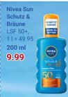Sun Schutz & Bräune LSF 50+ Angebote von Nivea bei GLOBUS Trier für 9,99 €