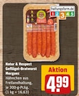 Geflügel-Bratwurst Merguez Angebote von Natur & Respect bei REWE Hamburg für 4,99 €