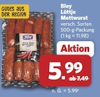 combi - Lüttje Mettwurst Angebot im Prospekt Lüttje Mettwurst bei combi im Prospekt "" für 5,99 €