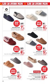 Promos Chaussures dans le catalogue "SUPER U" de Super U Chaussures en promo dans le catalogue Super U à la page 46