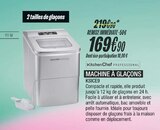 Blanc Brun Locminé - Promo Machine à glaçons Promo Machine à glaçons à 169,90 € dans le catalogue Blanc Brun à Locminé