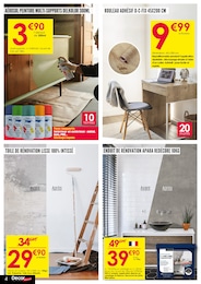 Prix et réduction Peinture Aérosol dans le prospectus Décor Discount en cours Offre Peinture Aérosol dans le catalogue Décor Discount du moment à la page 4