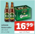 Naturradler im Angebot bei Getränke Oase in Gladbeck Naturradler Angebote von GÖSSER bei Getränke Oase Gladbeck für 16,99 €