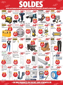 Prospectus Screwfix de la semaine "LES BONS PLANS" avec 2 pages, valide du 25/06/2025 au 22/07/2025 pour Saint-Brieuc et alentours