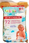Promo LINGETTES POUR BÉBÉ X72 à 4,99 € dans le catalogue Netto à Bédarieux