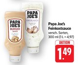 Burger Sauce Angebote von Papa Joe's bei EDEKA Bruchsal für 1,49 €
